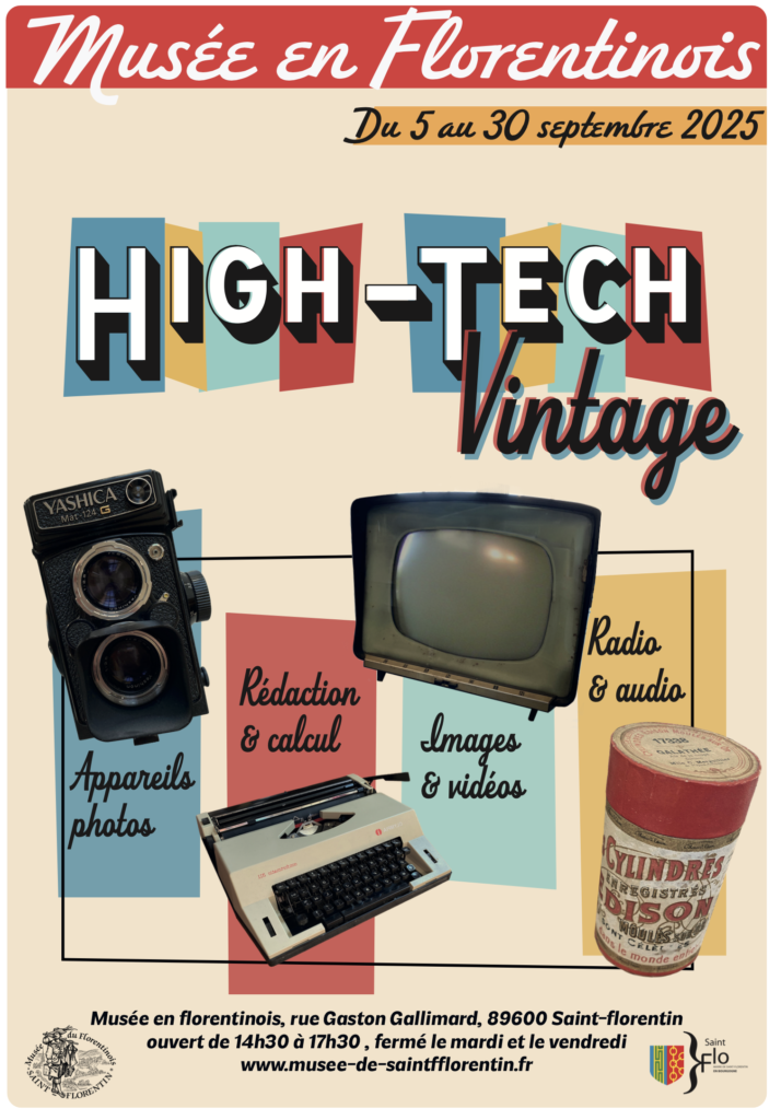 Affiche High Tech Vintage au Musée en Florentinois
